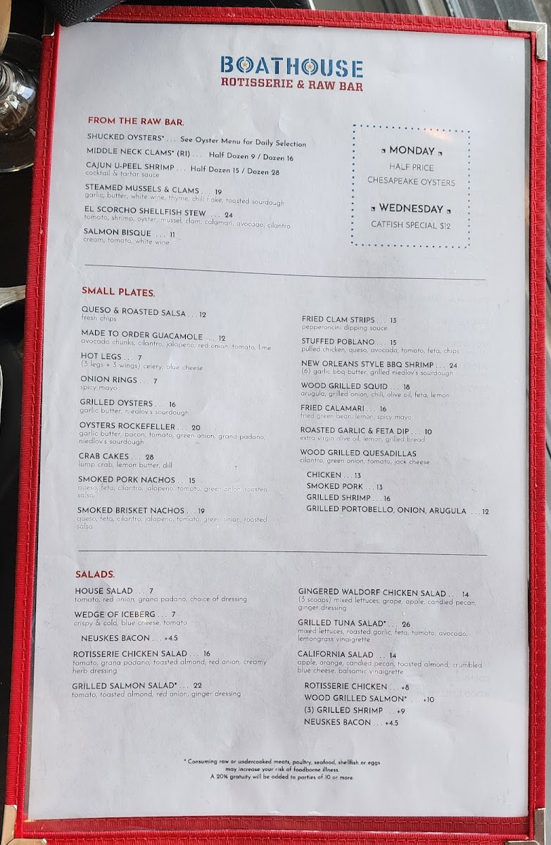 Boathouse Rotisserie & Raw Bar Menu - Image 3